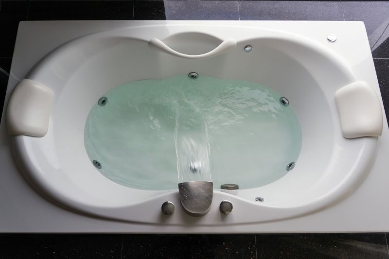 Glass-Enclosed Jetted Tub